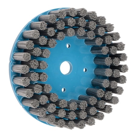 Weiler 8" Nylox Disc Brush Rectangular Filament 80SC Fill 7/8" Arbor Hole 85922